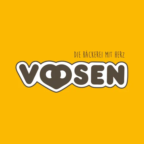 Logo der Bäckerei Voosen in gelb