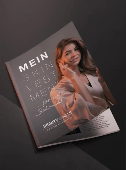 Katalog von Beauty Hills mit Brand Story als Cover als Thumbnail für das Print Design